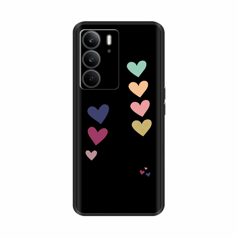 For OPPO Realme 14X Case Lovely Cartoon Butterfly Phone Case Soft Cover For Realme 14X 5G Case RMX5020 Silicone Shockproof Coque