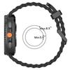 Морской ремешок для Samsung Galaxy Watch 8 Classic Аксессуары Двухцветный Спортивный силиконовый браслет Ремешки для Galaxy Watch 8 40 мм 44 мм