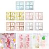 4pcs/set Love Boxes With Baby Letters For Wedding Baby Shower Birthday Party Gender Reveal Decorations Boys Girls Gift