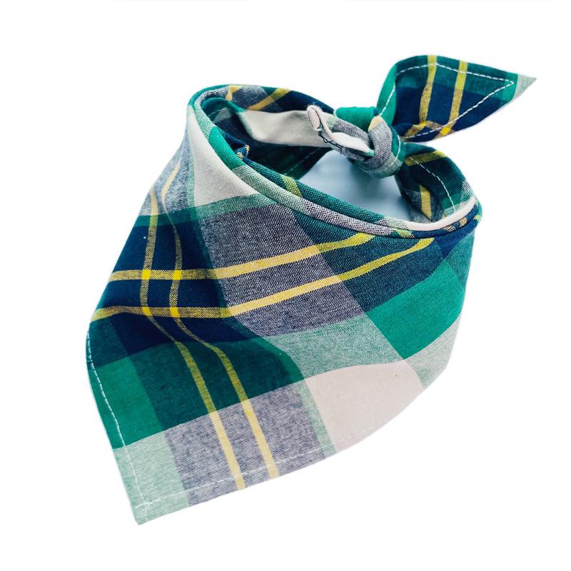 30/50 шт. Партия Клетчатых Бандан для Собак Для Маленьких и Больших Собак Вещи и Банты для Собак Товары для Животных Стирка Клетчатых Бандан для Собак Оптом