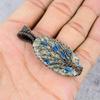 Tree Of Life K2 Azurite Pendant, 999 Copper Wire Wrapped Gemstone Jewelry, Handmade Pendant, For Thanksgiving