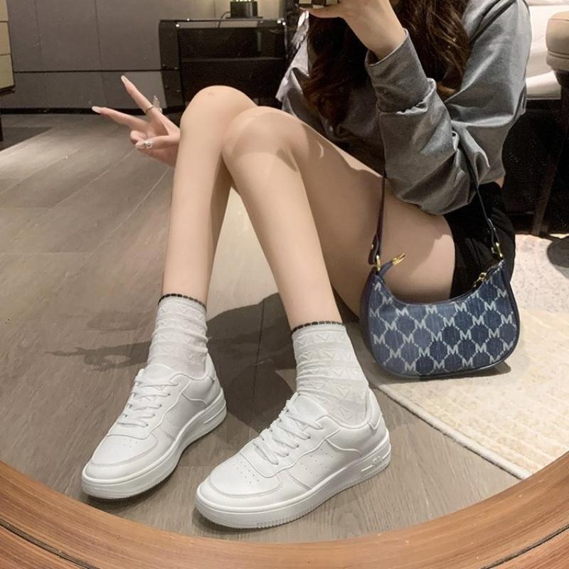 Autumntime Solid Color Women's Casual Shoes Fashion Simple All-match Running Women Sneakers Flat Bottom Shoes for Women