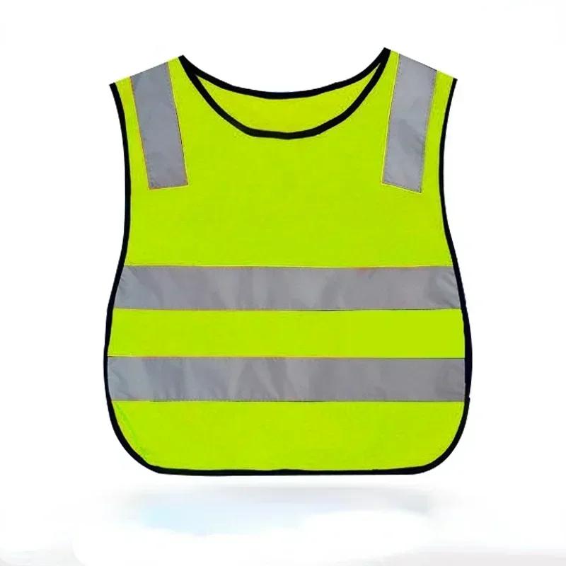 Kids Students Night Safety Reflective Vests Road Traffic Warning Vest for Children Reflective Reflector Vests Clothing Jacket