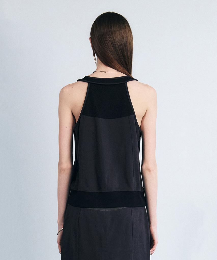 SEALOT Block Jersey Sleeveless Top (Charcoal)