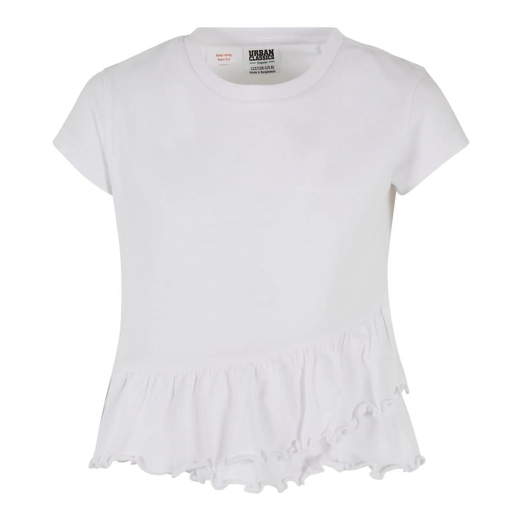 Urban Classics Girls Organic Frill T-Shirt