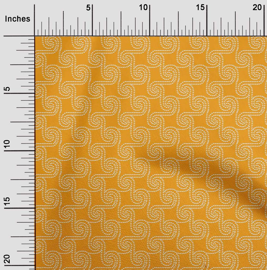 oneOone Ткань Cotton Flex Swirl с художественным принтом Sashiko для шитья BTY 40 дюймов