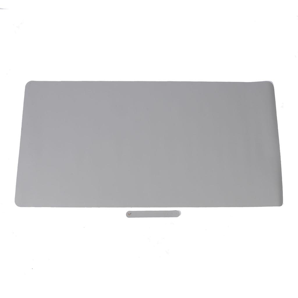 Nail Art Table Mat PU Leather Nail Table Pad Vanity Makeup Mat for Home Beauty Salon Gray