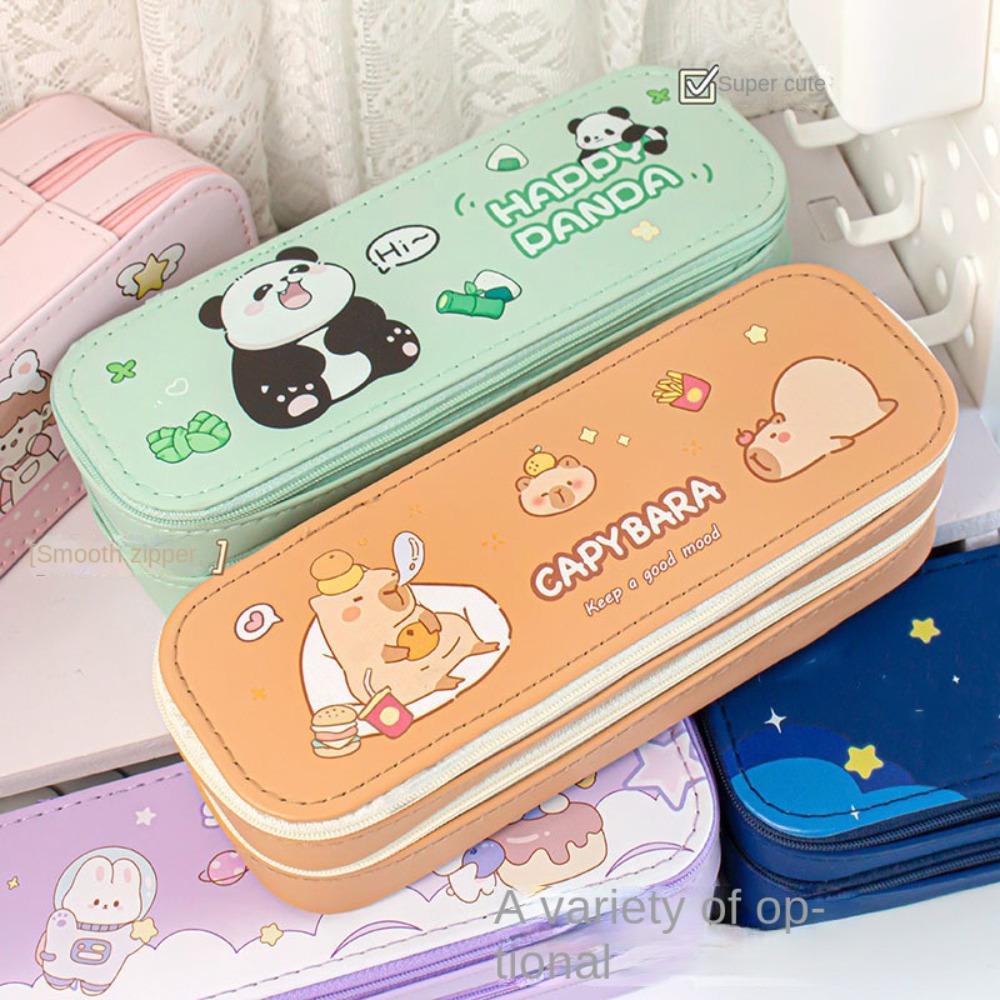 Waterproof Pencil Case Capibara Pen Holder New Pencil Bag Primary School Student