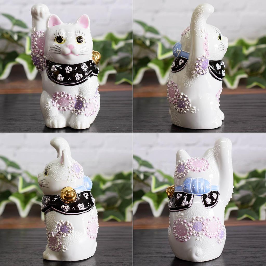 Waza no Kura Стильный керамический орнамент Кутани, правая рука, манящая кошка Ханамурасаки, открытие празднования дня рождения, подарок