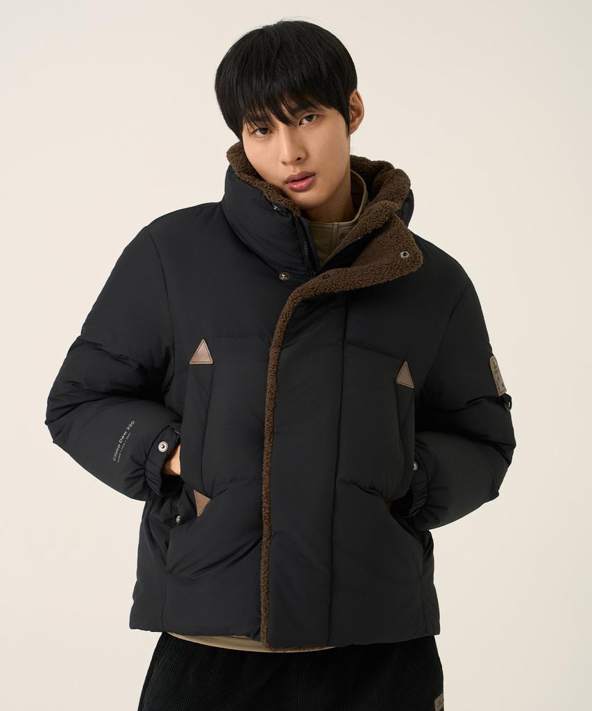 Bbc Earth M Bobble Short Puffer_Black