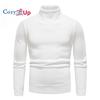 Cozy Up 11 Colors Men's Autumn and Winter Turtleneck Plus Velvet Thickened Round Neck Knitted Sweater