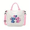 Anime Peripheral Cartoon Printed Student Shoulder Bag Women'S Oblique Span Handbag