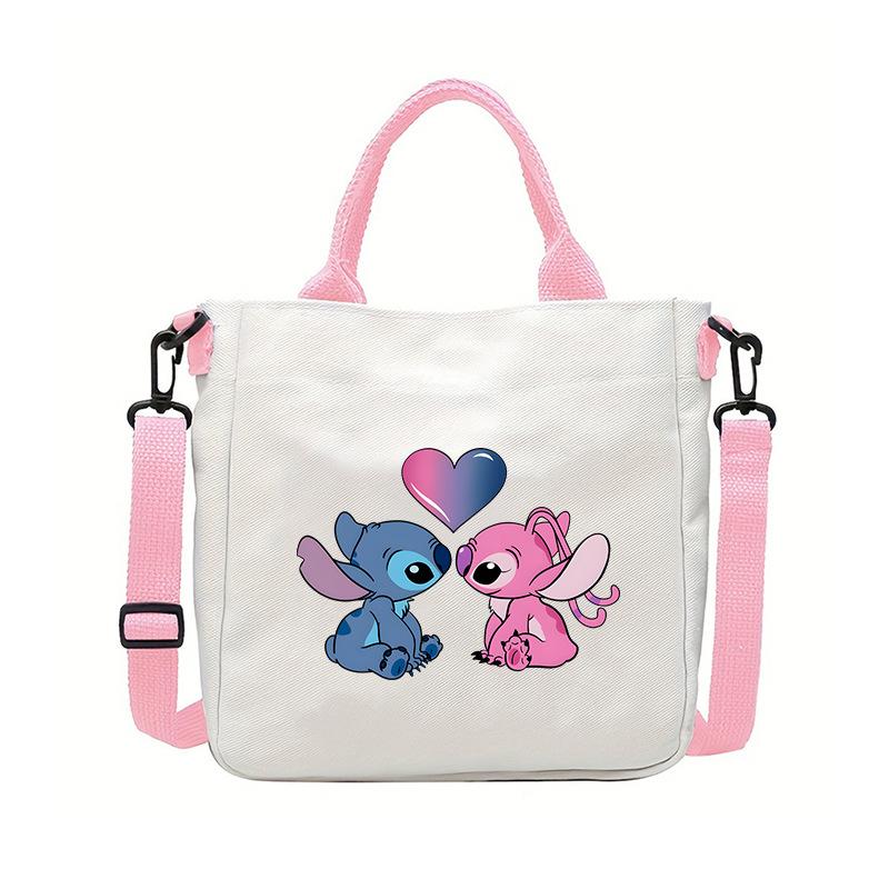 Anime Peripheral Cartoon Printed Student Shoulder Bag Women'S Oblique Span Handbag