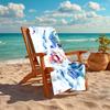 1Pc Oceanic Power Burst Beach Towel Quick Dry Multiuse For Beach Pool Gym Yoga Home Travel Christmas Halloween Xmas Gift Es164