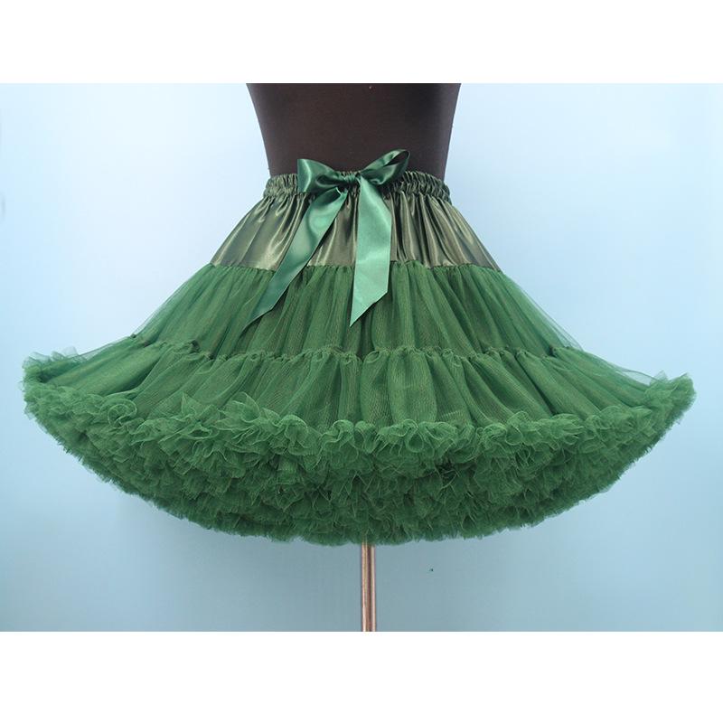 Women Girls Lolita Petticoat Crinoline Underskirt Swing Tutu Princess Skirt Hippy Cosplay Cute