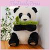 Flute Panda Bamboo Plush Toys Cute Cartoon Childrens Sleep With Gifts Dolls
