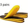 3 Pairs of Breathable Insoles for Sports Shoes - Keep Your Feet Cool and Comfortable