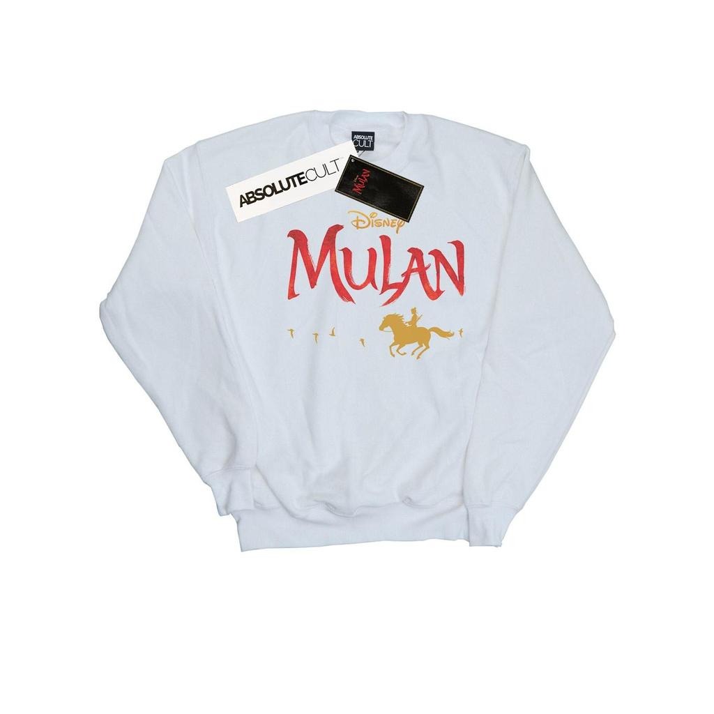 Disney Mens Mulan Movie Logo Sweatshirt