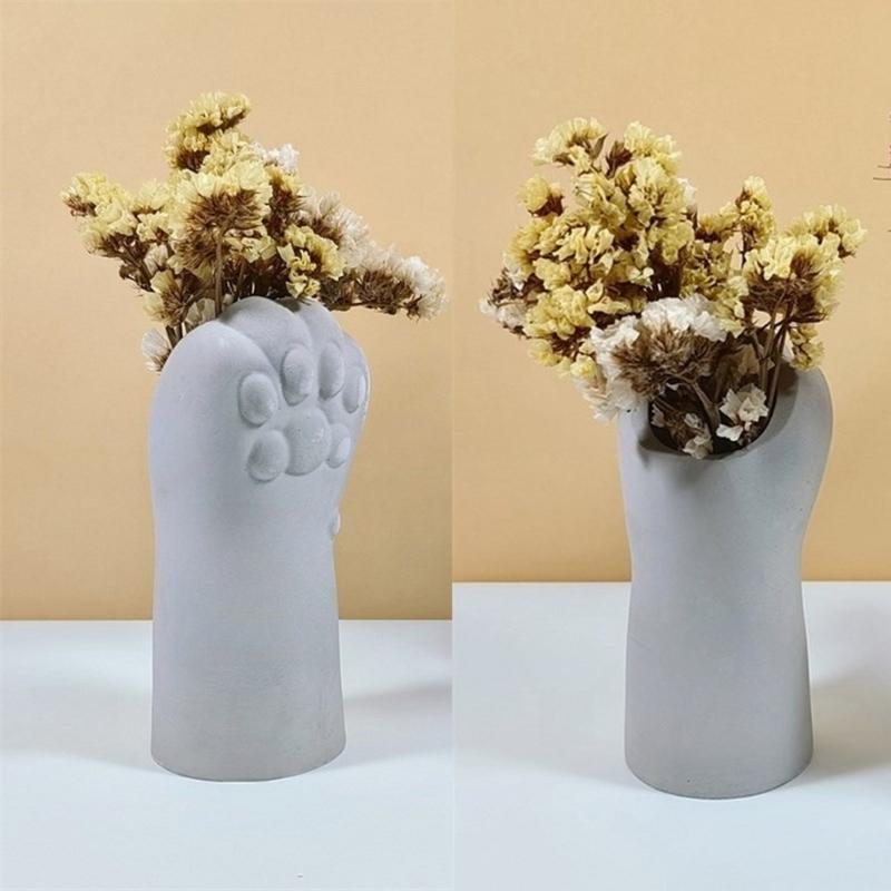 Силиконовая форма для вазы, бетонные формы, Т-образная форма для крафта, силиконовые формы для цветочных горшков, подходящие для художественного цветочного горшка