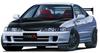 Inch Up Series 333 Spoon Integra Type R Plastic Model 1/24 No. (DC2) (with GT/W Wing)