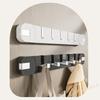 Suction Cup Bathroom Storage Hook Waterproof Detachable Door Back Clothes Hook Moisture-proof Heavy Duty Towels Robe Hook