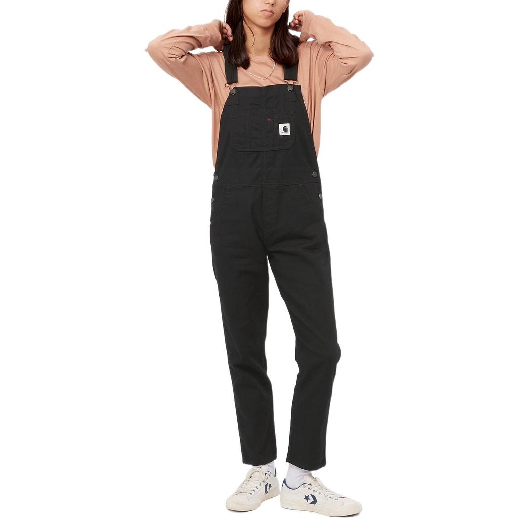 Carhartt WIP Женский комбинезон Hudson с нагрудником Черный Женская уличная одежда I028634-89-02