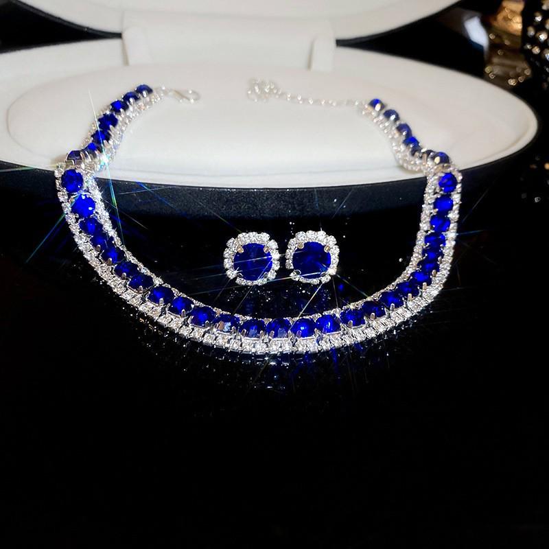 Винтажное французское овальное геометрическое ожерелье - Высококлассная ретро цепочка для ключиц