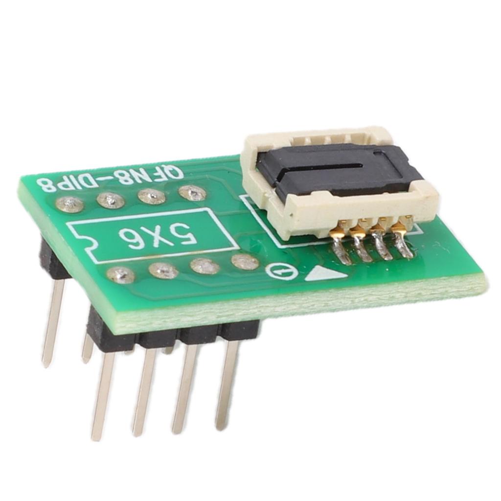 QFN8 Test Socket QFN8 WSON8 MLF8 MLP8 DFN8 to DIP8 Socket Adapter for 5x6mm IC Chip Programming Testing