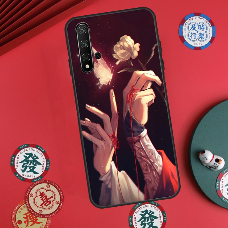 Чехол в китайском стиле Тянь Гуань Ци Фу для Huawei Nova 12s 7i 8i 11i 12i Y73 Y70 Y90 Y60 Y72 Y61 Y91 9 10 SE P30 Pro P40 Lite