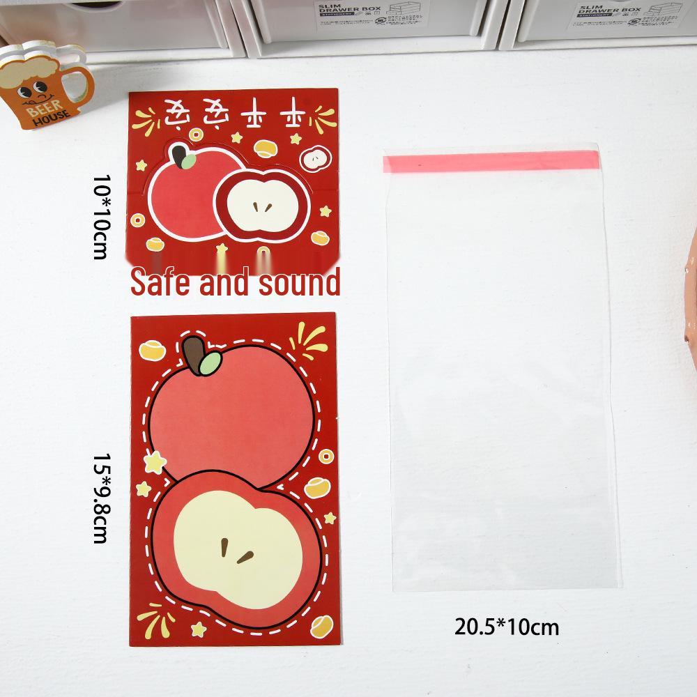 Самоклеящийся милый набор пакетиков для упаковки карточек для маленьких карточек