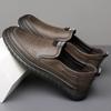 Высококачественные удобные модные мягкие классические нескользящие мокасины для вождения на плоской подошве из воловьей кожи ручной работы для мужчин