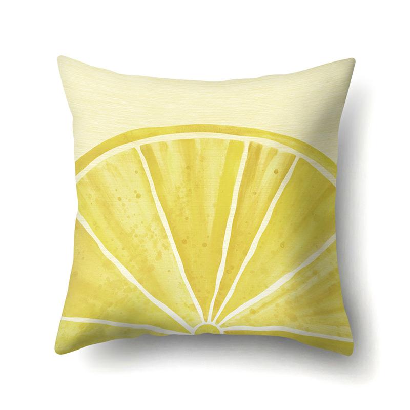 Крутая летняя фруктовая полиэстеровая наволочка, украшение для автомобиля, принт для дома, маленькая свежая милая наволочка