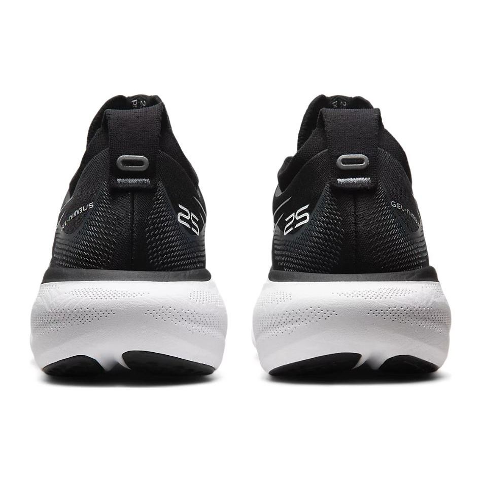 Asics Gel Nimbus 25 4E Wide Black Pure Silver Men Sneakers 1011B618-001