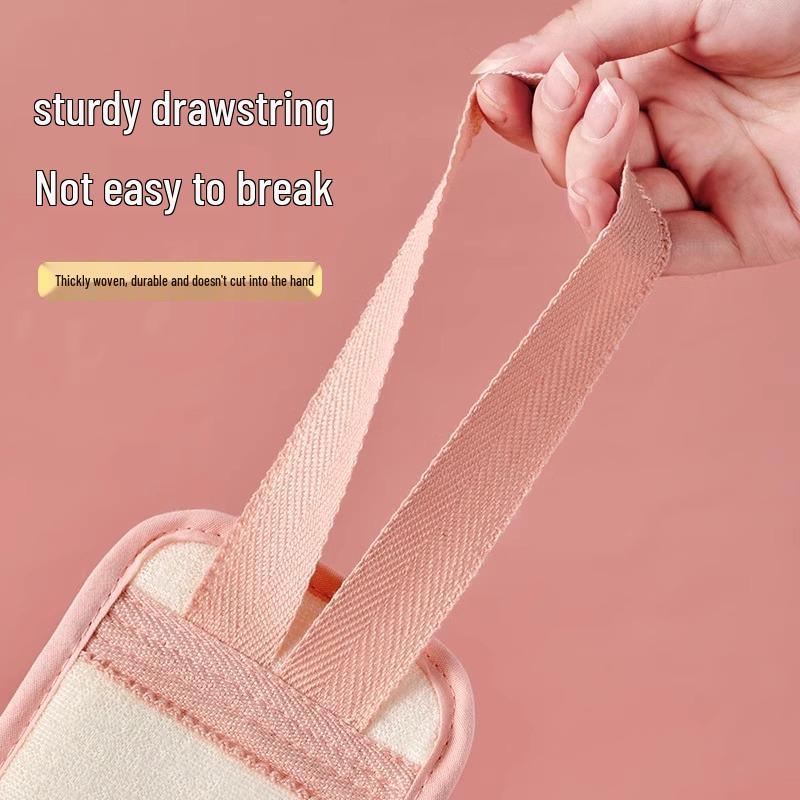 Отшелушивающее банное полотенце: Мощная щетка для спины, удаляющая грязь - Длинная полоска-щетка для самостоятельного использования