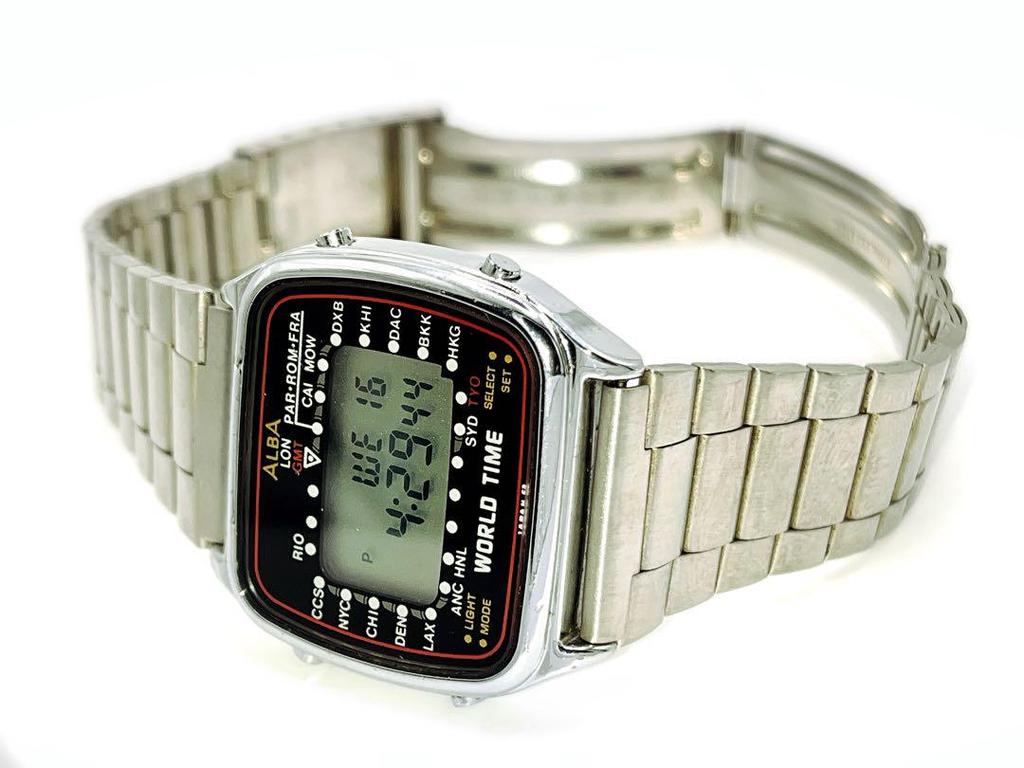 [USED] Extremely Rare Showa Retro Seiko Alba World Time W308-4000