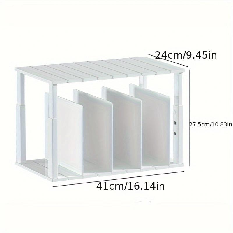 Пластиковый органайзер-разделитель полок для вертикального кошелька, сумки-свитера, рубашки в кладовой, спальне