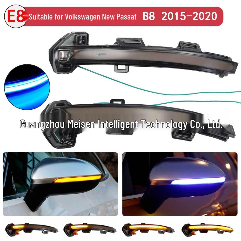 Dynamic Sequential LED Turn Signal for VW Passat B8 Arteon 2015-2020 Rearview Mirror