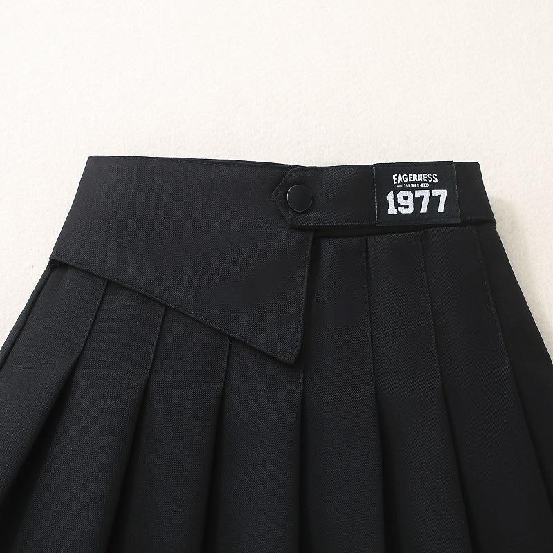 Юбка-плиссе для девочек весна/осень 2025 г.: Маленькая девочка в стиле вестерн-колледж JK