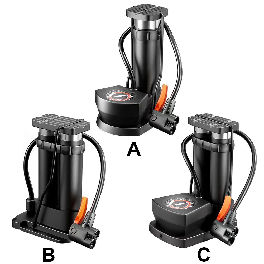 Ножной насос портативный ножной насос с активацией педали напольный насос клапан Шредера велосипедный насос для электромотоцикла