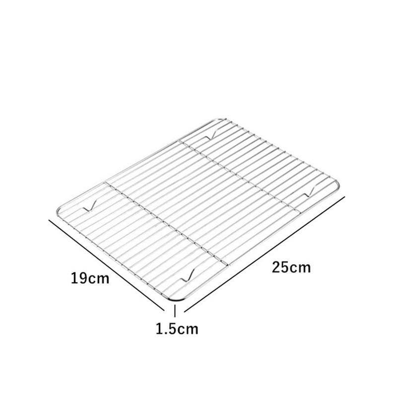 1 шт. нержавеющая сталь проволока печенье хлеб торт охлаждение стойка антипригарная выпечка пицца барбекю противень полка кухонные принадлежности для выпечки