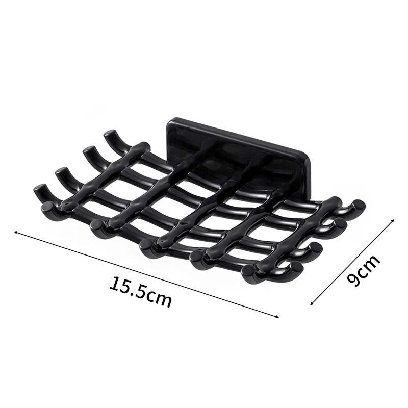 Мыльница настенная дренажная полка для домашнего использования без перфорации для ванной комнаты высокого класса новые крючки для мыльницы для ванных комнат высокого класса