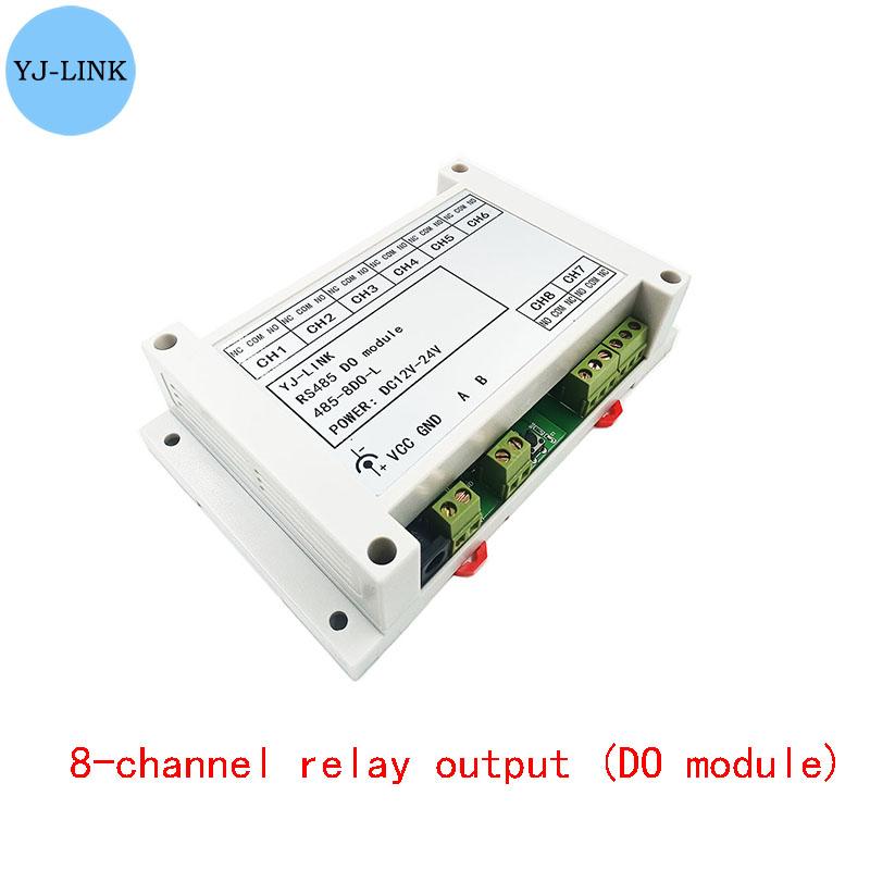 Switching Input Controls Relay Output Through RS485 Bus DI Module Linkage/Control DO Module IO Remote Expansion