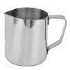 304 Stainless Steel Coffee Cup with Inner Scale Pointed Mouth Milk Frothing Cup for Home Kitchen 350ml
