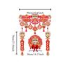 Red New Year Hanging Ornaments Paper Chinese Lucky Ornament  Living Room