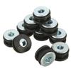 10Pcs Motorcycle Rubber Grommets Bolt Pads Pressure Relief Cushion Buffer Washer Shock Bushing Kit for Kawasaki Fairing Gaskets