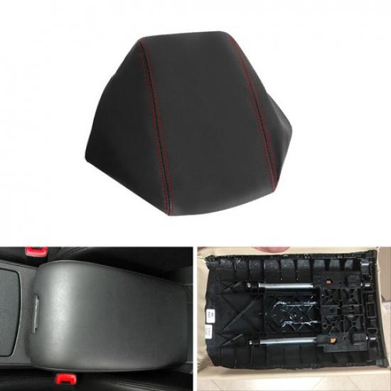 Black Center Console Lid Armrest Box Leather Cover Skin For Infiniti G35 02-07