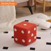 Креативные игральные кости, сменная обувь, маленький табурет, красочный плюшевый диван, подставка для ног, современная гостиная, украшение дома, пуфик, входная скамья