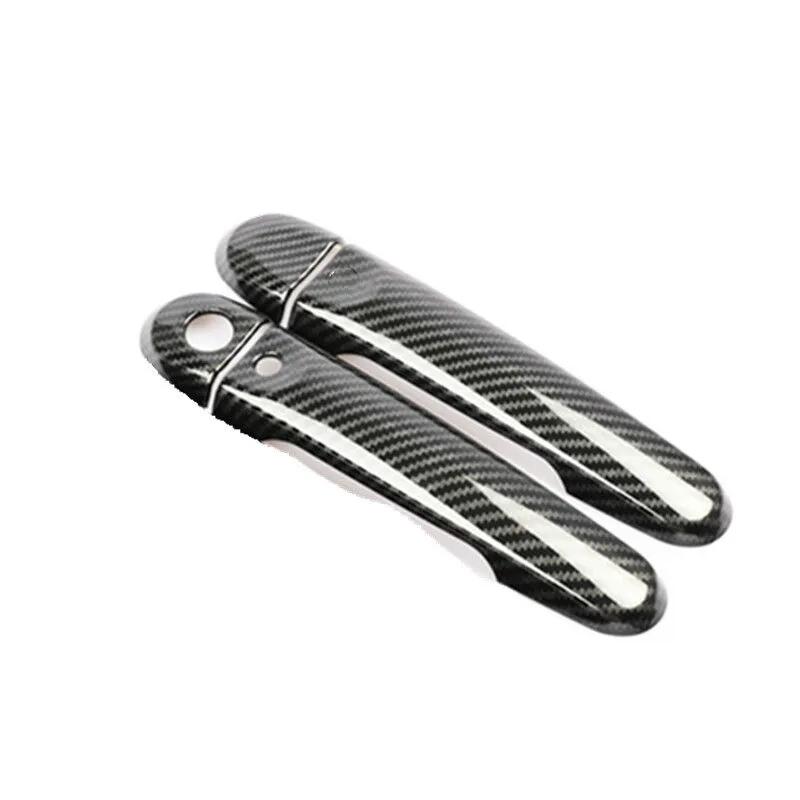 For Nissan Juke 2010 2011 2012 2013 2014 2015 2016 2017- ABS Chrome Door Handle Cover Trims Sticker Car Styling Accessories
