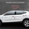 4 шт., защитные полосы для края двери автомобиля, защитные полосы для зеркала заднего вида, защитная наклейка для защиты от столкновений, накладка на бампер, буфер