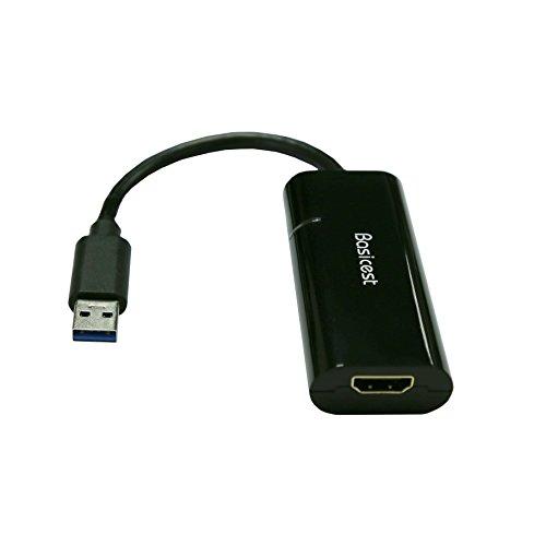 Самый базовый графический адаптер-кабель USB 3.0 на HDMI с чипом DisplayLink, Совместим с Windows 10 [Совместимость гарантирована]